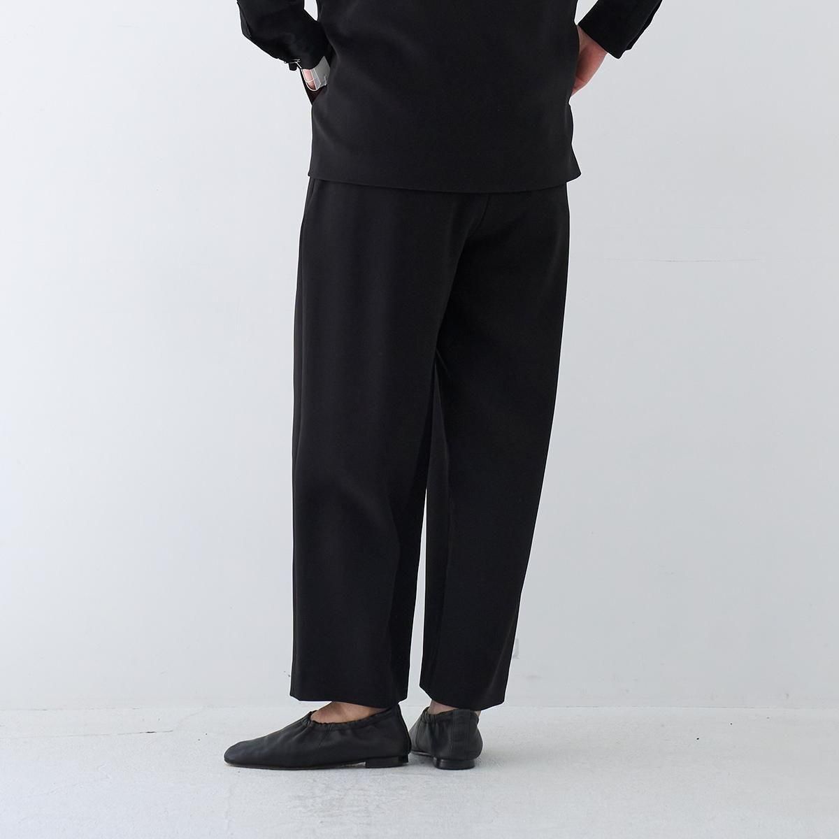 ブラック ワイドパンツ CavariA ワイドパンツ メンズ スラックス 大きいサイズ