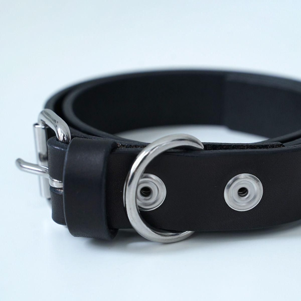 小物 TUKI DOGGIE BELT 40MM (BLACK) SIZE30 TUKI doggie belt / black / cow leather【正規販売店】 – bollard
