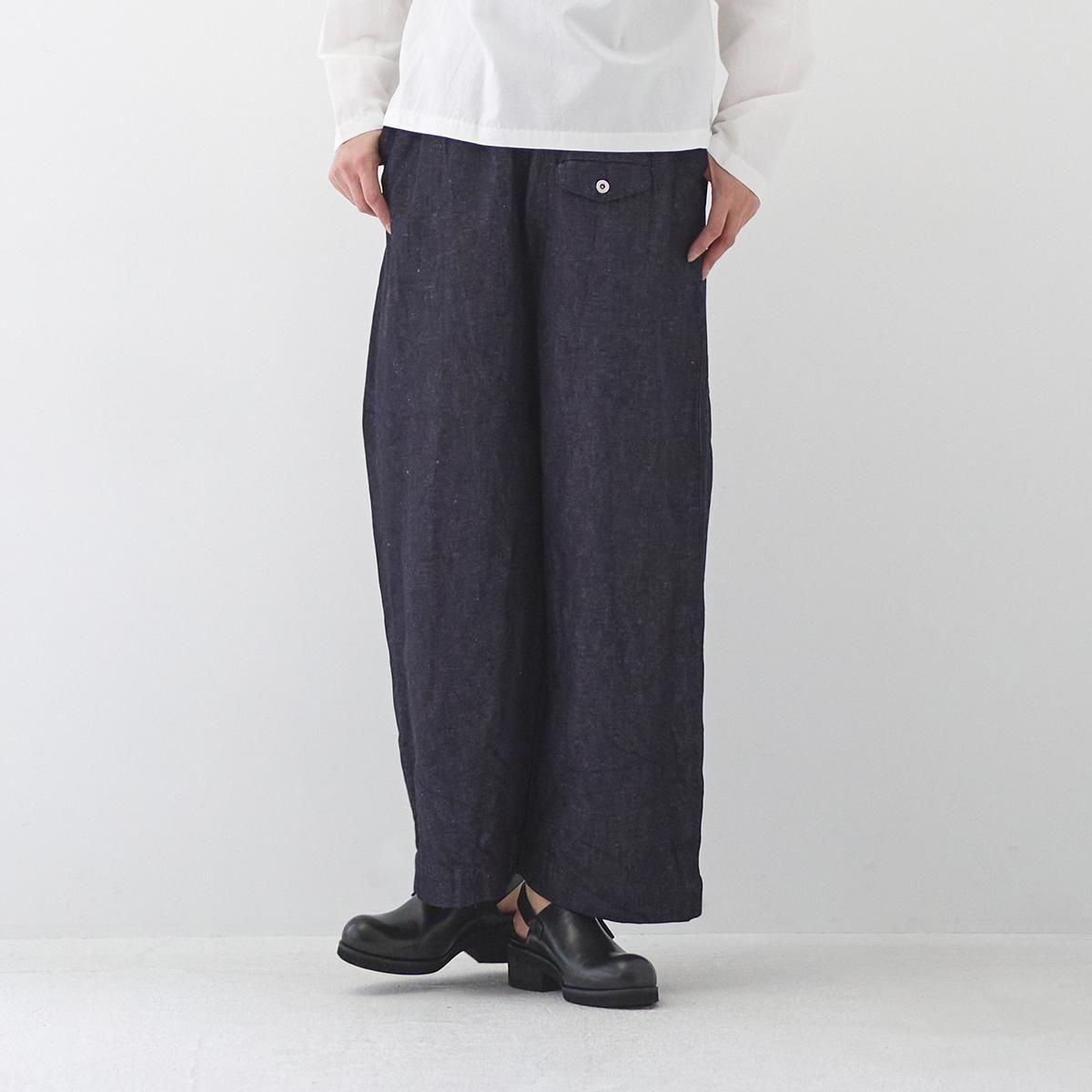 ゴーシュ セルベッジデニム ワイドパンツ　美品 ゴーシュ セルベッジデニムワイドパンツ- ゴーシュ - TONE