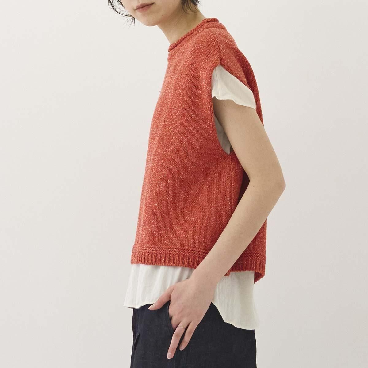 Atelier d'antan / Dach Cotton Silk Knit Sleeveless dieci