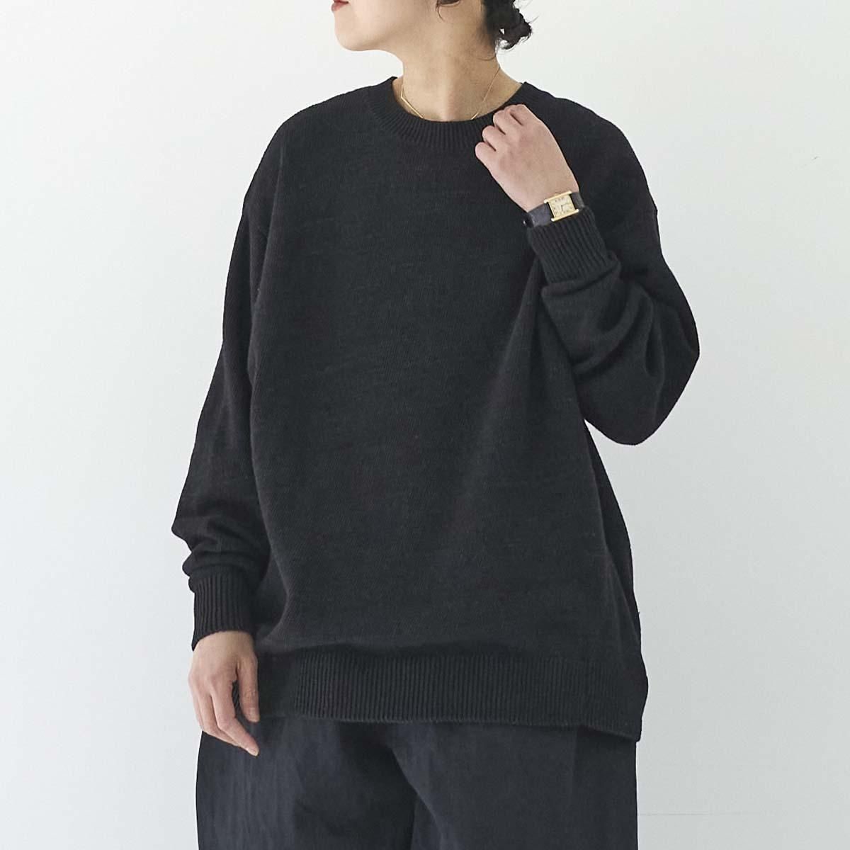 COMOLI / 7Gクルーネックニット- dieci｜online shop
