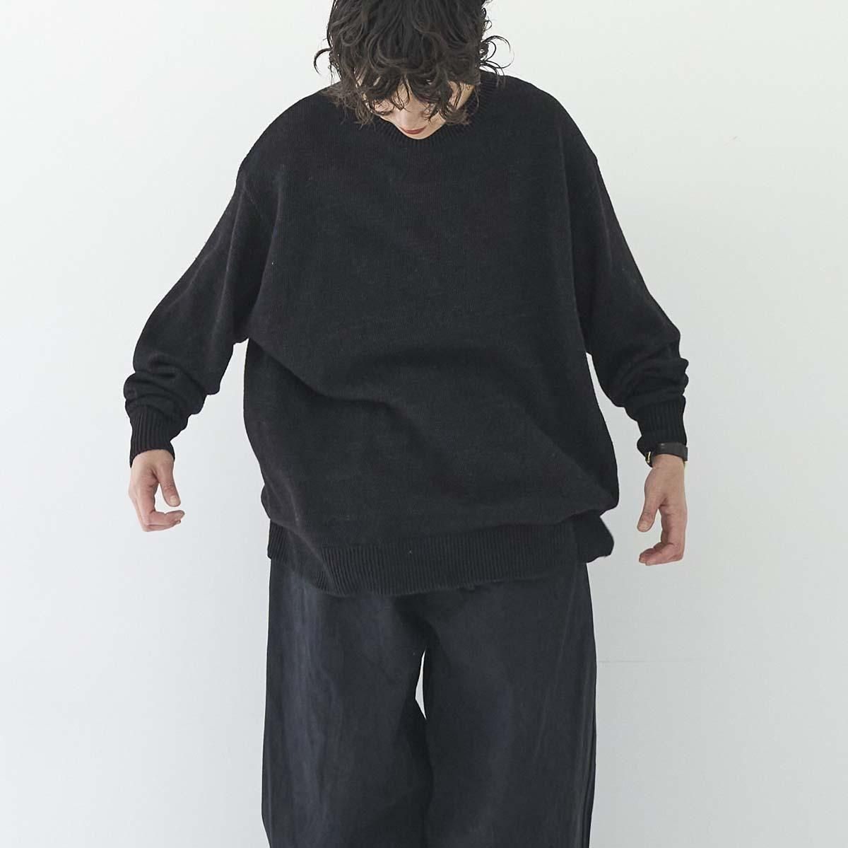 COMOLI / 7Gクルーネックニット- dieci｜online shop