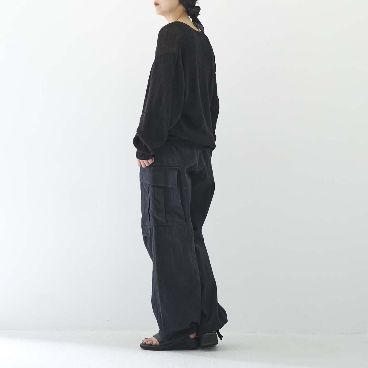 COMOLI / ブラックドリル6Pパンツ -dieci｜online shop
