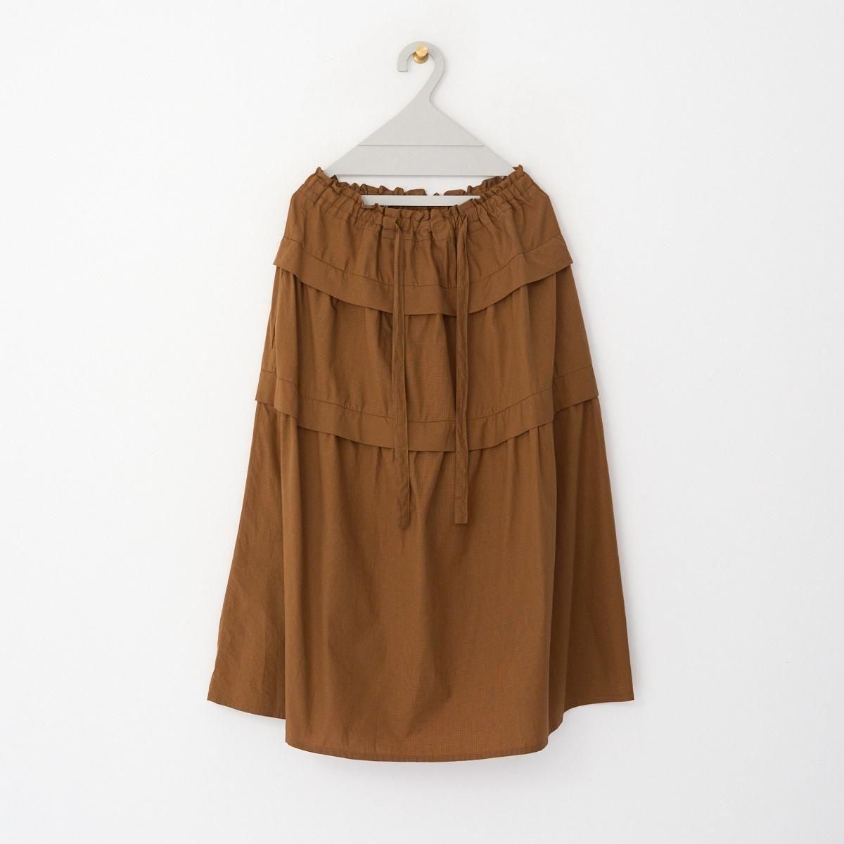 homspun(ホームスパン) / コットンミニチェック ティアード