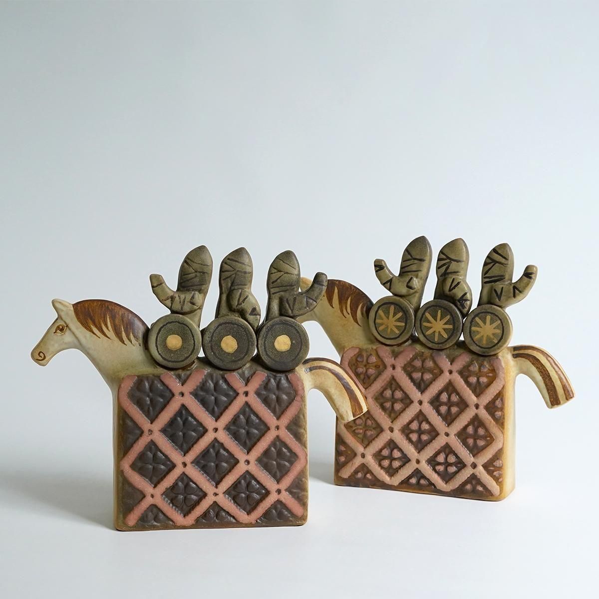 Lisa Larson（リサ・ラーソン） Viking with Horse/バイキング