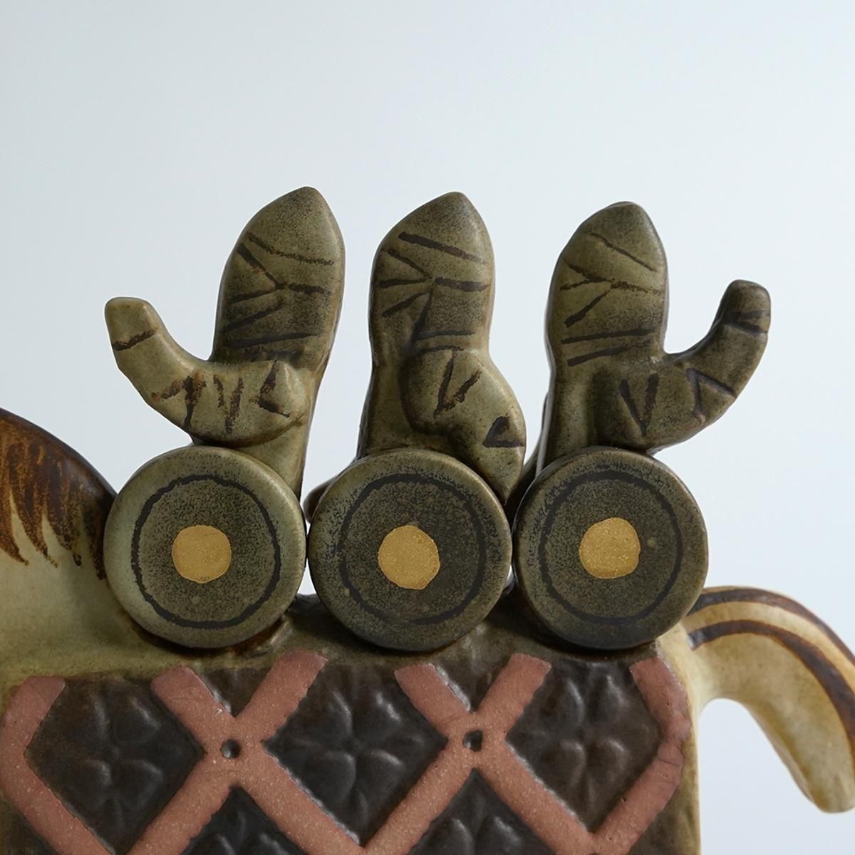 Lisa Larson（リサ・ラーソン） Viking with Horse/バイキングウィズ