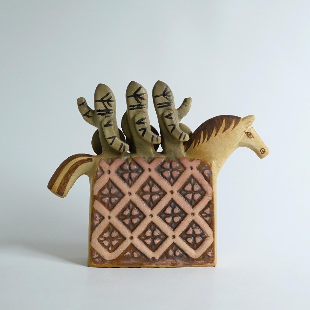 Lisa Larson（リサ・ラーソン） Viking with Horse/バイキング