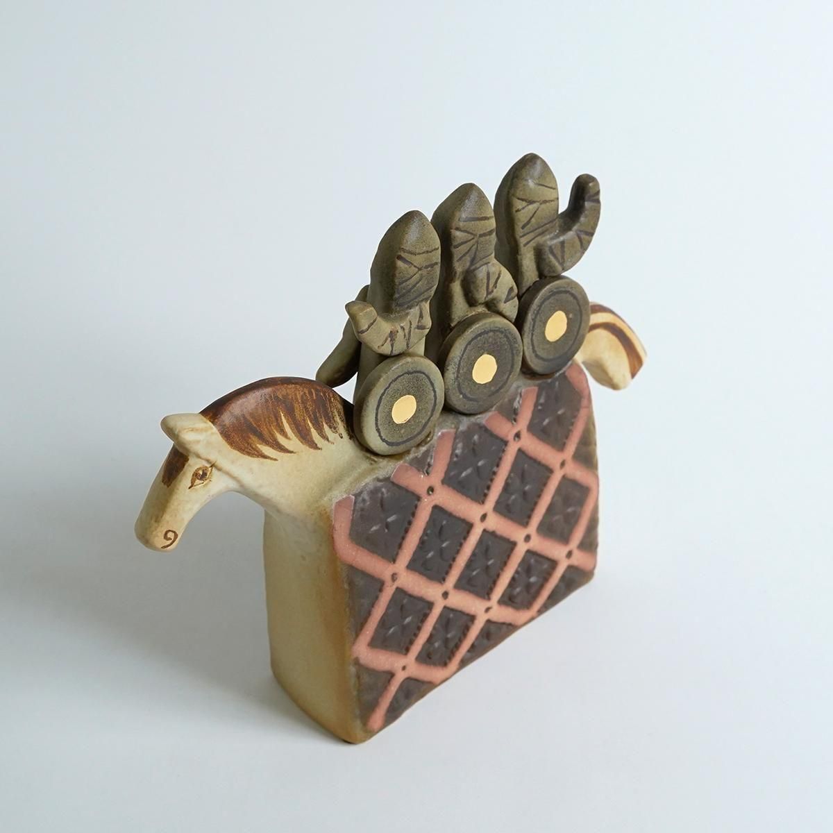 Lisa Larson（リサ・ラーソン） Viking with Horse/バイキング