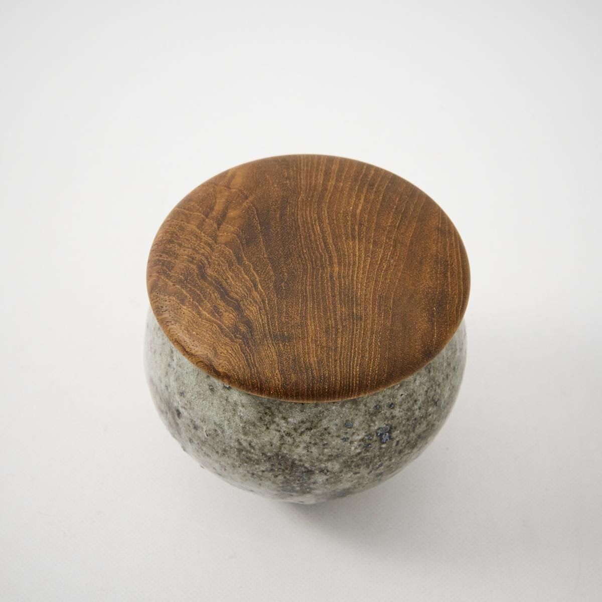 八田亨／白掛塩壺(S) - dieci｜online shop