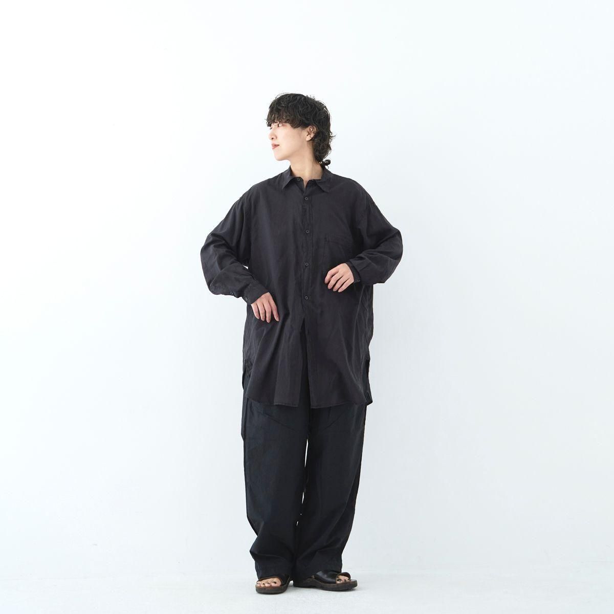 新品 サイズ1 COMOLI 25SS シルク製品染 シャツ COMOLI (コモリ) シルク製品染 シャツ