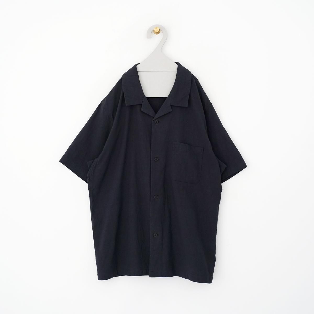 YAECA /CONTEMPO OPEN COLLOR SHIRT S/S(unisex)- dieci｜online