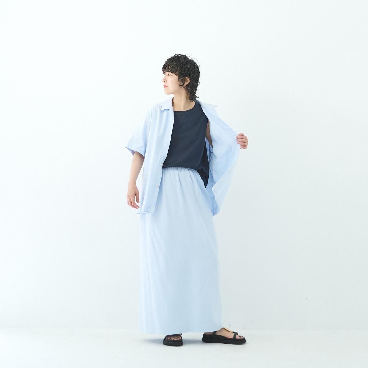 yaeca スナップボタン シャツ s ヤエカ オーラリー コモリ comoli YAECA /CONTEMPO OPEN COLLOR SHIRT S/S(unisex)- dieci｜online