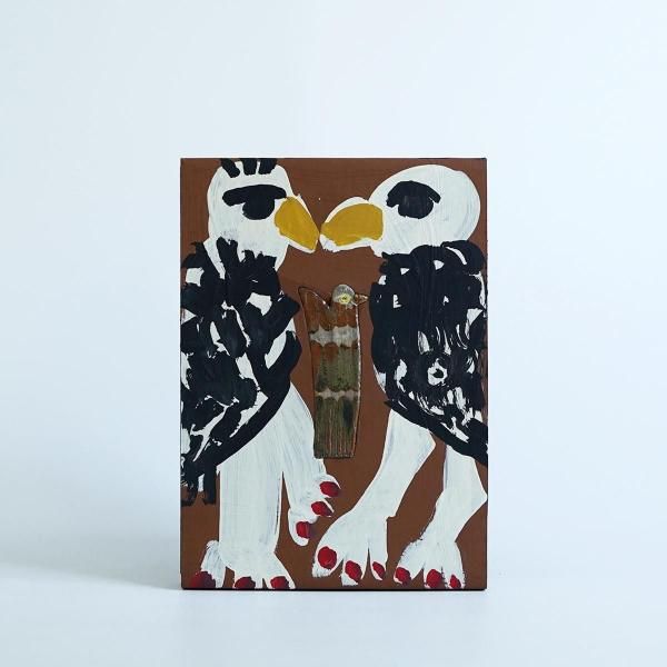 パンフレット掲載作品　三浦宏基さん　作品　オブジェ　お面　動物 三浦宏基 - dieci｜online shop