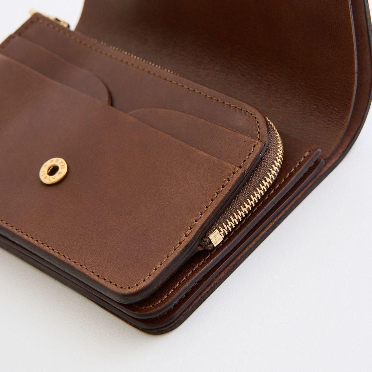 forme　short wallet cordvan　BLACK×BROWN forme（フォルメ）Short wallet（Black×Brown）Cordovan｜通販