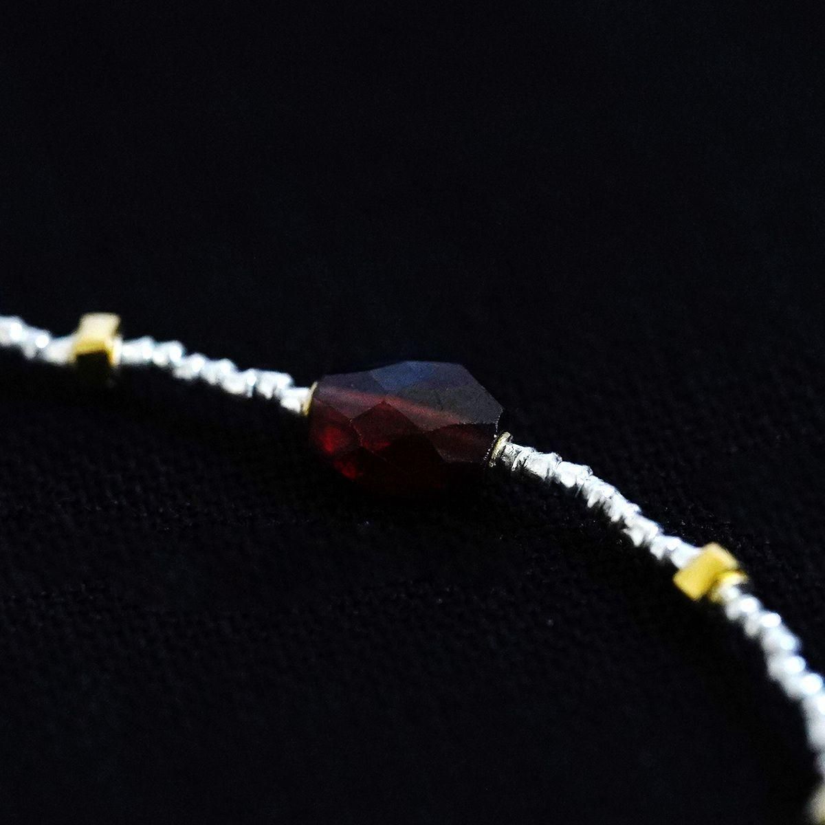 semeno セメノ　カラーチェンジガーネット　ブレスレット semeno / bracelet gcb-06(ブレスレット) -dieci｜online shop