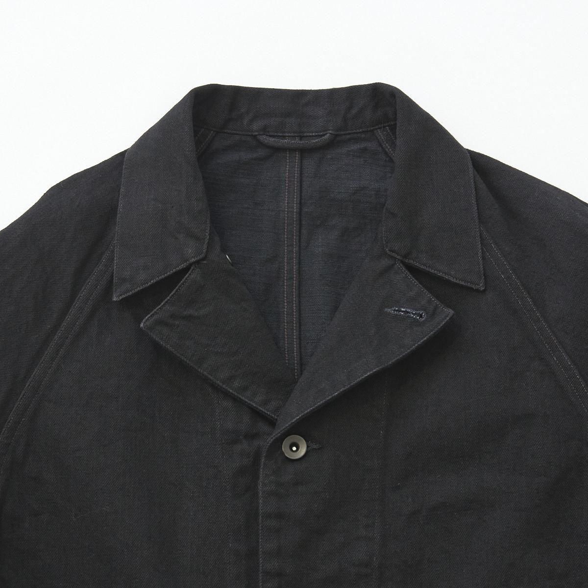 COMOLI /ブラックデニム ワークジャケット -dieci｜online shop