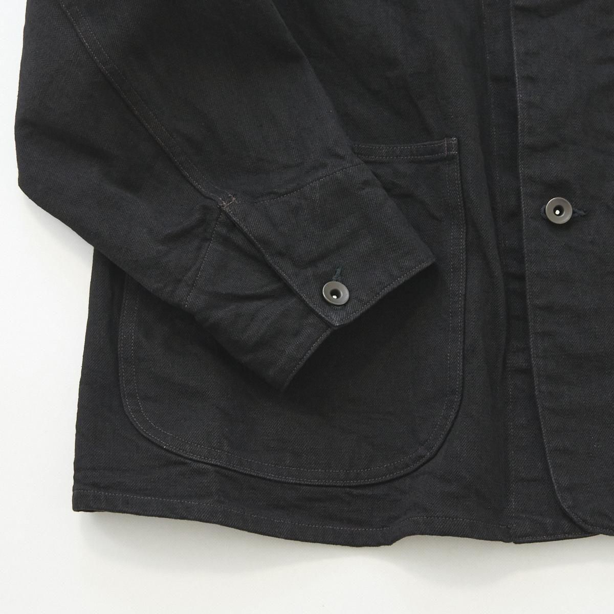 COMOLI /ブラックデニム ワークジャケット -dieci｜online shop