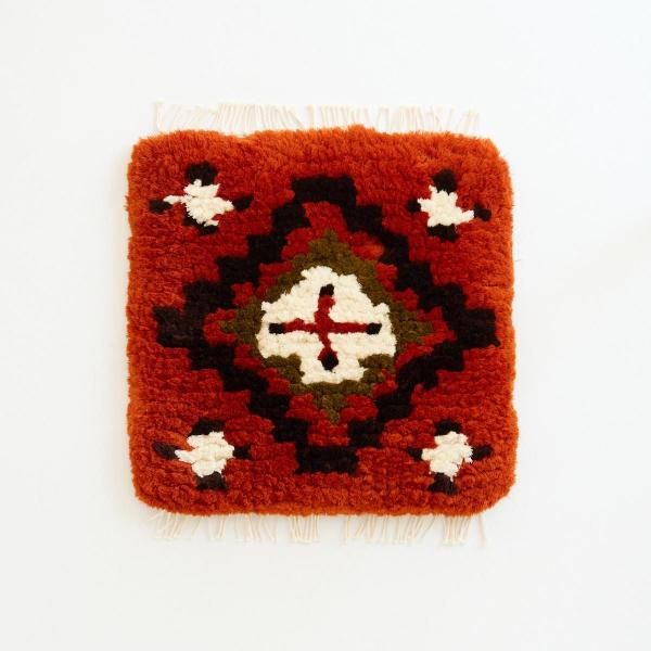 ノッティング織り　椅子敷き　No.108 ノッティング織り 椅子敷き No.108