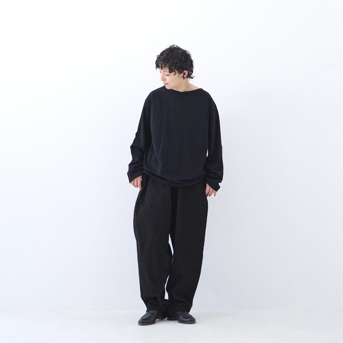 【新品未使用】comoli 25AW コットンボートネック BLACK 2 COMOLI / コットンボートネック (BLACK) - TROUPE ONLINE SHOP