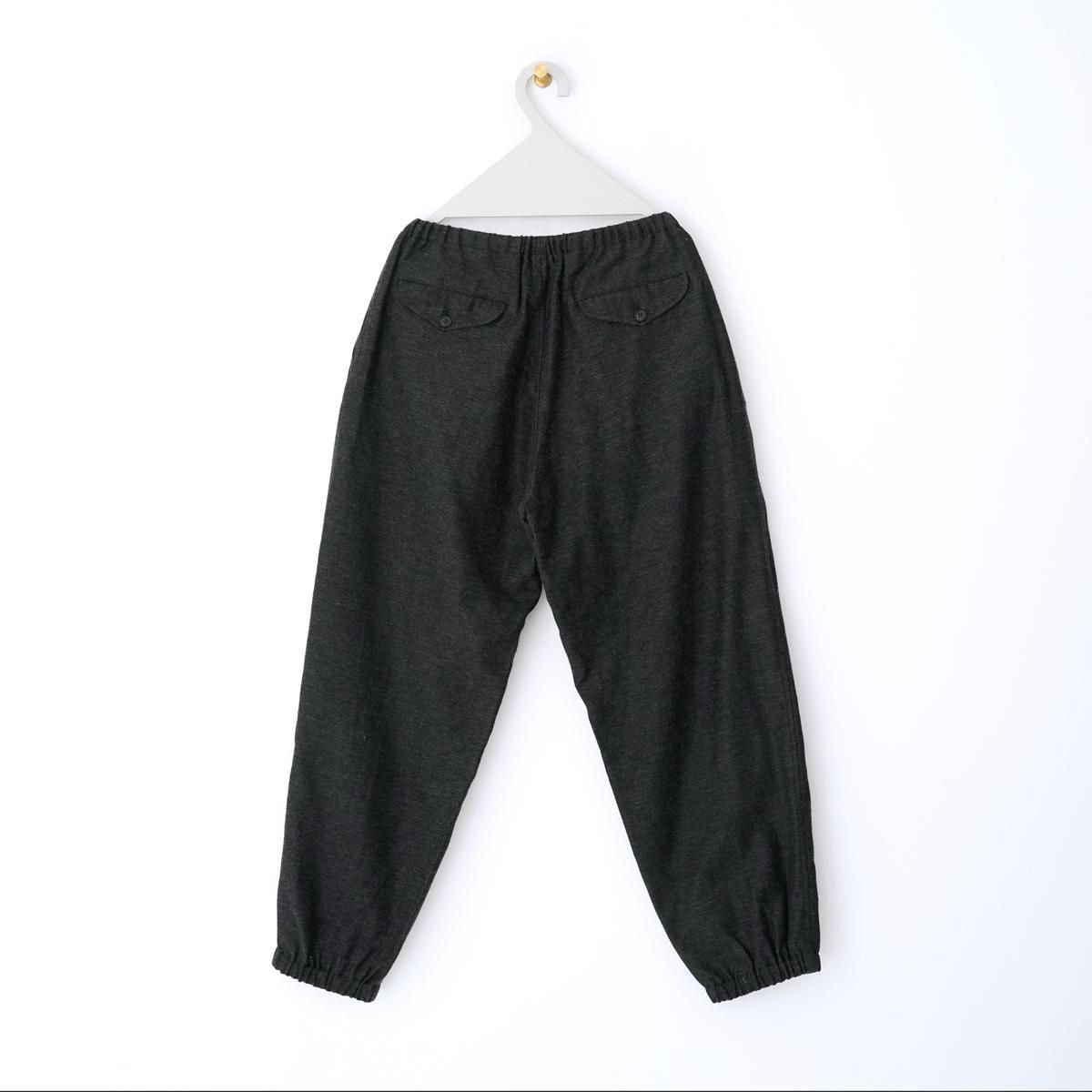 COMOLI 25AW カシミヤシルク製品染ドローストリングパンツ　サイズ2 COMOLI(コモリ) / カシミヤシルク 製品染ドローストリングパンツ