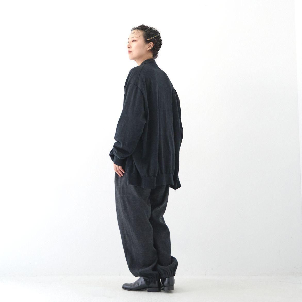 【目立った傷や汚れなし】COMOLI 24aw ウール衿付きカーディガン COMOLI」ウール衿付きカーディガン