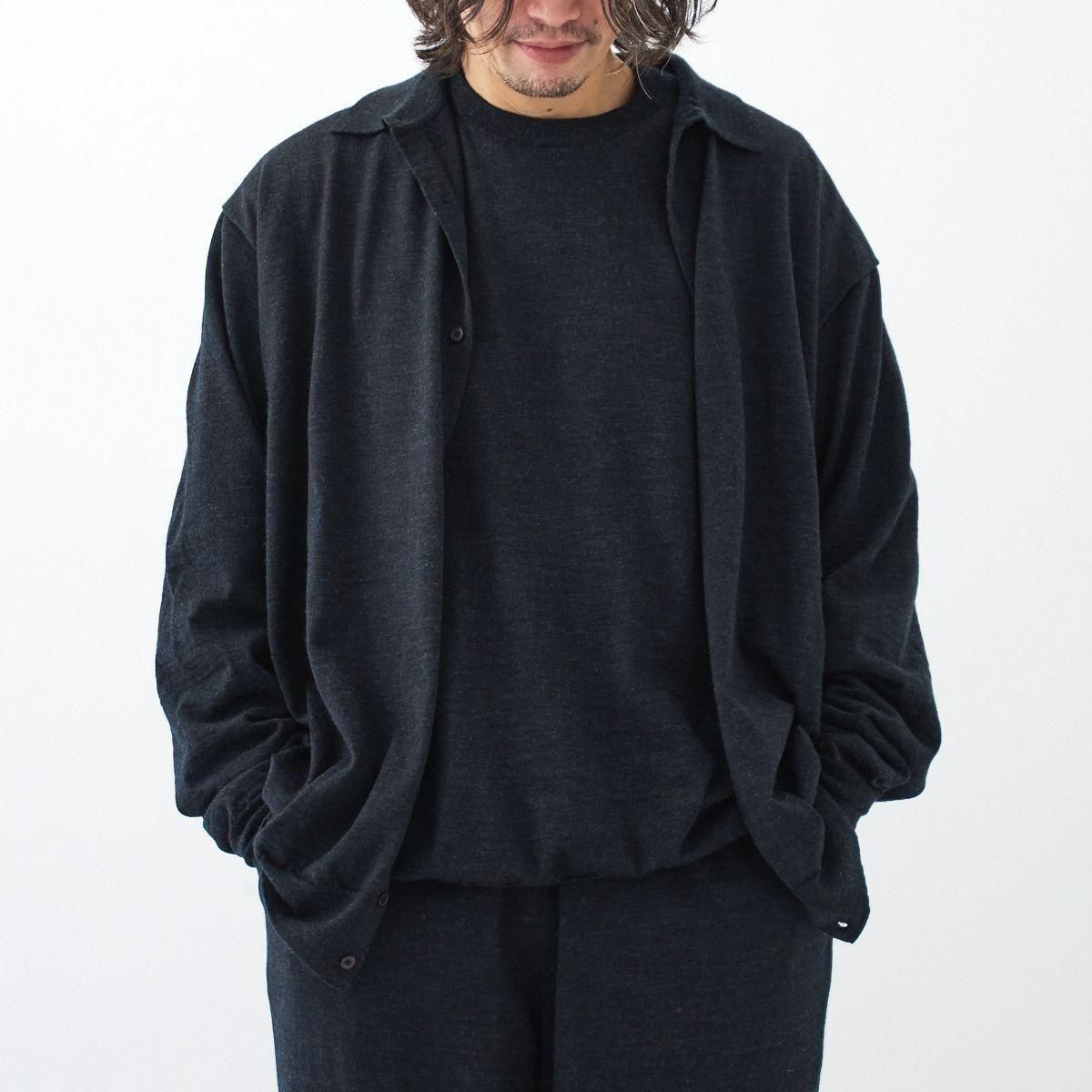 COMOLI / ウール 衿つきカーディガン- dieci｜online shop