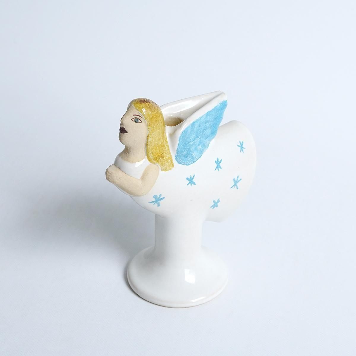 Lisa Larson（リサ・ラーソン）CANDLE HOLDER flying angel 天使