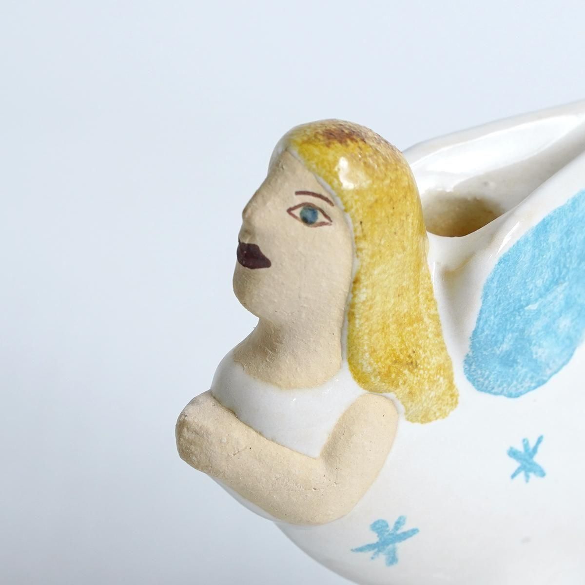 Lisa Larson（リサ・ラーソン）CANDLE HOLDER flying angel 天使