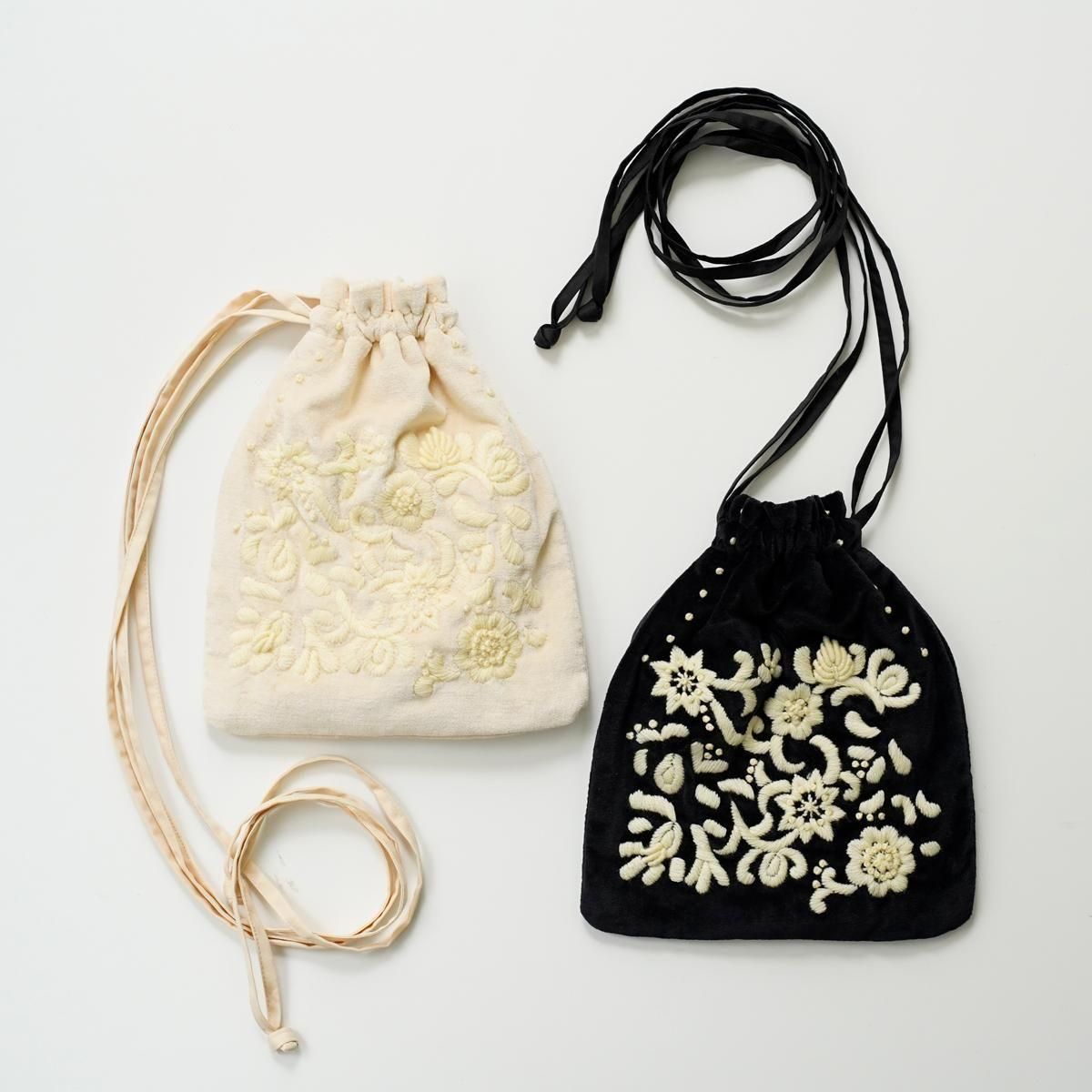 khadi and Co ベルベットミニバッグ Khadi and Co / VELVET MINI Shoulder Bag 25AW dieci｜online shop