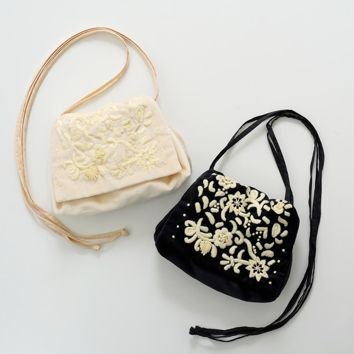 Khadi and Co / VELVET FLAP Shoulder Bag 25AW dieci｜online shop