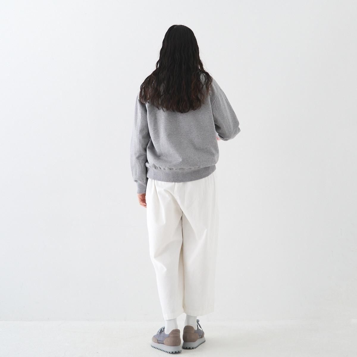 homspun(ホームスパン）/ 10オンスデニムギャザーパンツ(ホワイト