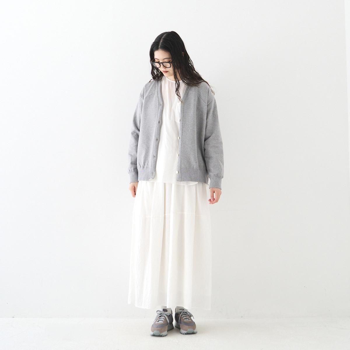 homspun / コンパクト裏毛 Vネックカーディガン dieci｜online shop