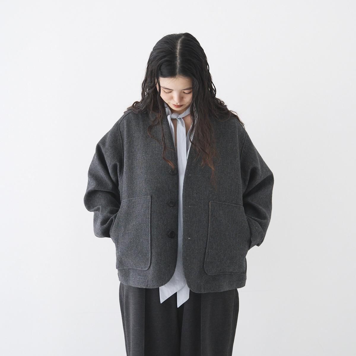 ippei takei コート　アウター ippei takei イッペイタケイ no collar jacket ＜ライトグレー