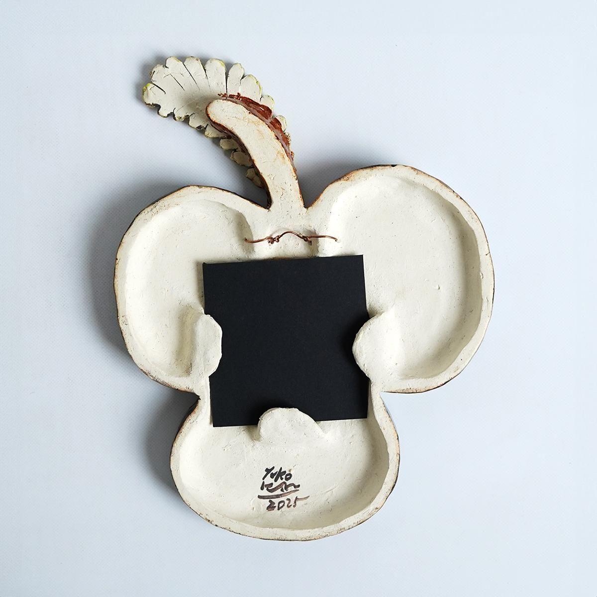 YUKO KAN 菅祐子さん 壁掛け フォトフレーム（大）リサラーソ好きな方も 2025 Yuko Kan 陶 flame（F-3）- dieci｜online shop