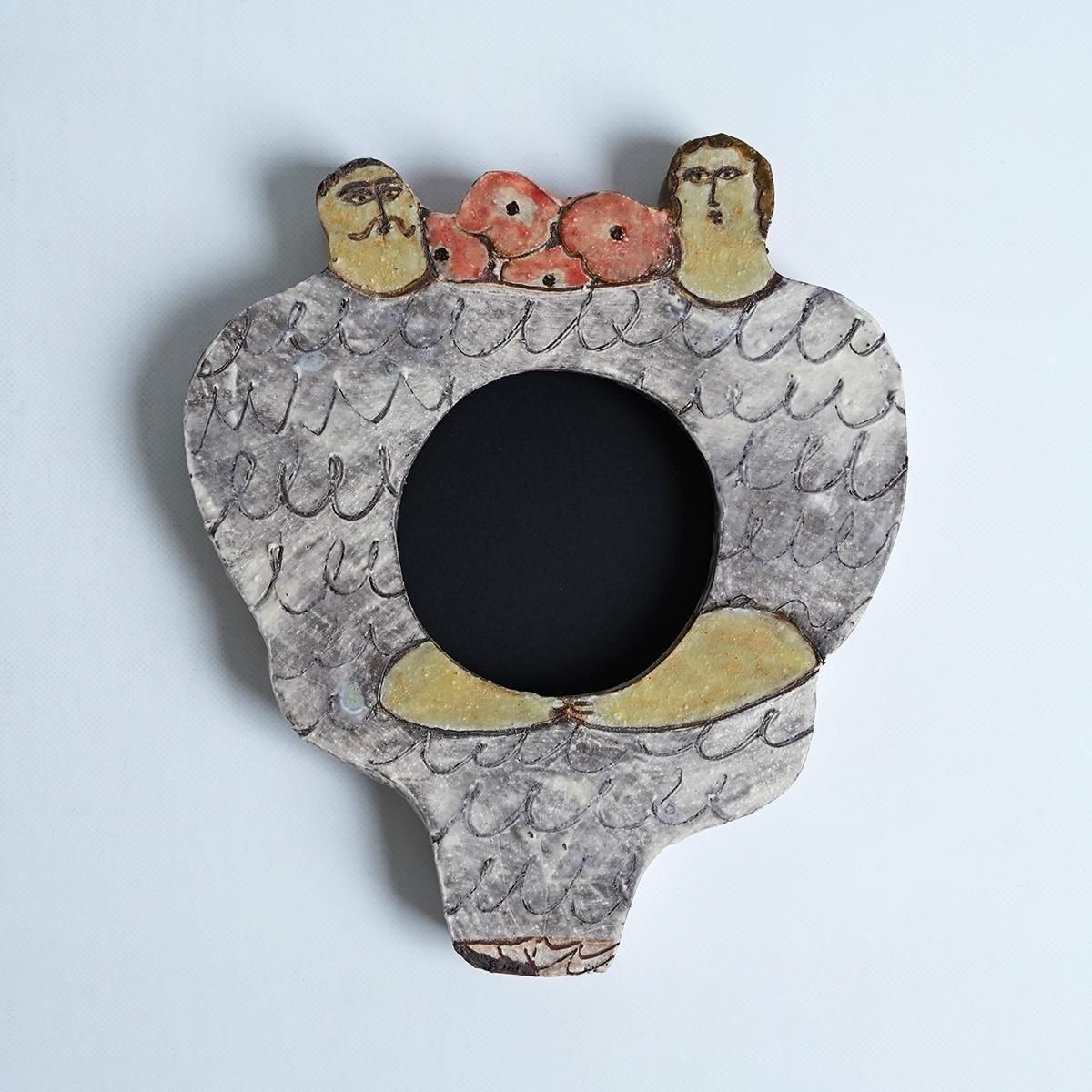 YUKO KAN 菅祐子さん 壁掛け フォトフレーム（大）リサラーソ好きな方も 2025 Yuko Kan 陶 flame（F-3）- dieci｜online shop