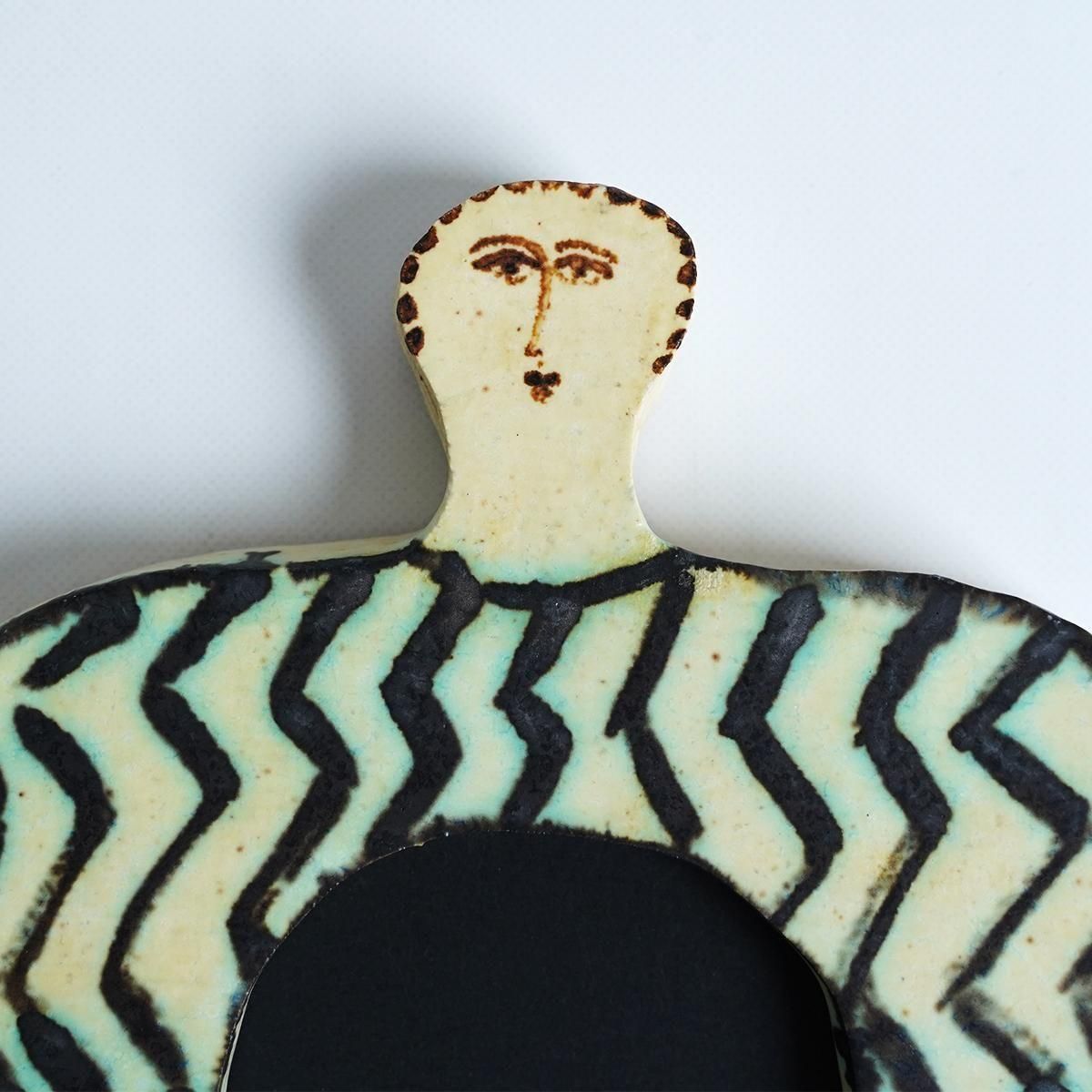 YUKO KAN 菅祐子さん 壁掛け フォトフレーム（大）リサラーソ好きな方も 2025 Yuko Kan 陶 flame（F-3）- dieci｜online shop