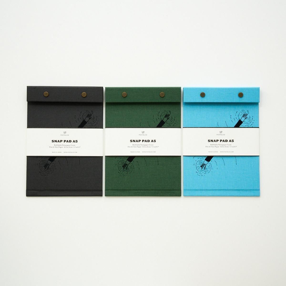 POSTALCO スナップパッド A5 完売していた、オールレザー スナップ