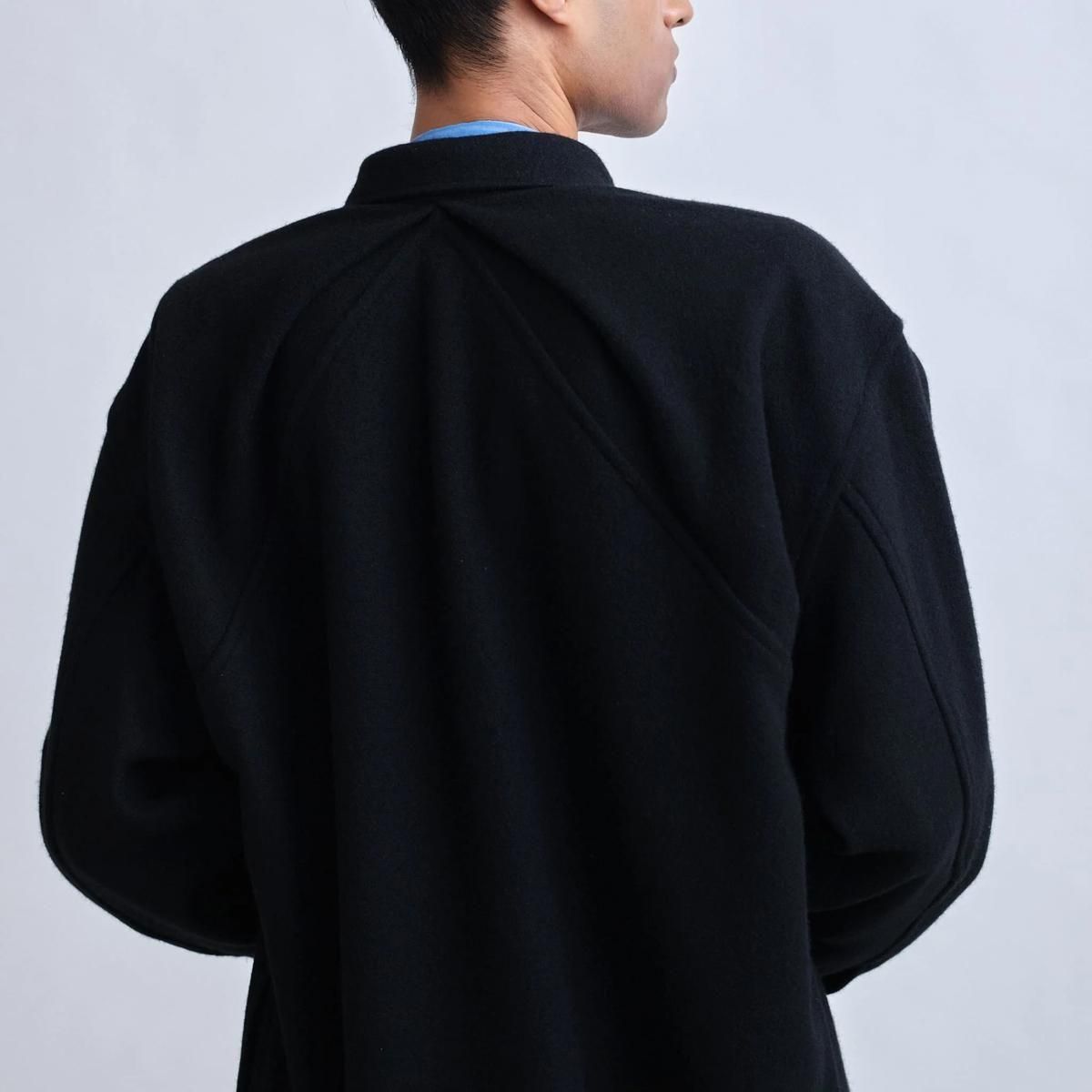 POSTALCO フリーアームボタンジャケット ソリッドウール M POSTALCO / フリーアームボタンジャケット 01ソリッドウール