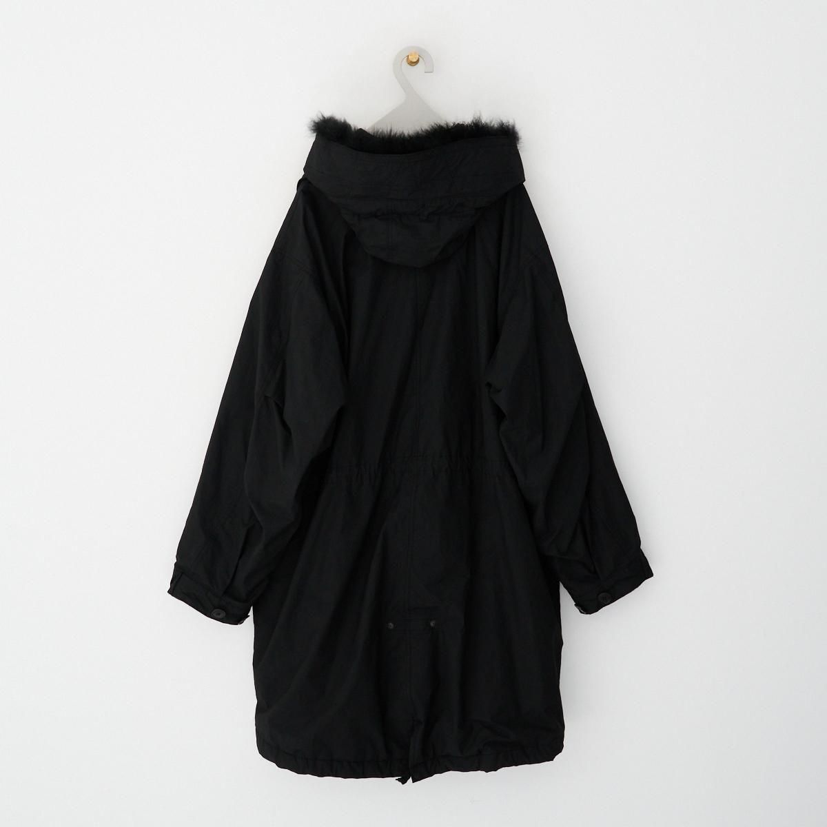 COMOLI コットンナイロンフーデッドコート 2 COMOLI / コモリ | コットンナイロン ミリタリーフーデッドコート