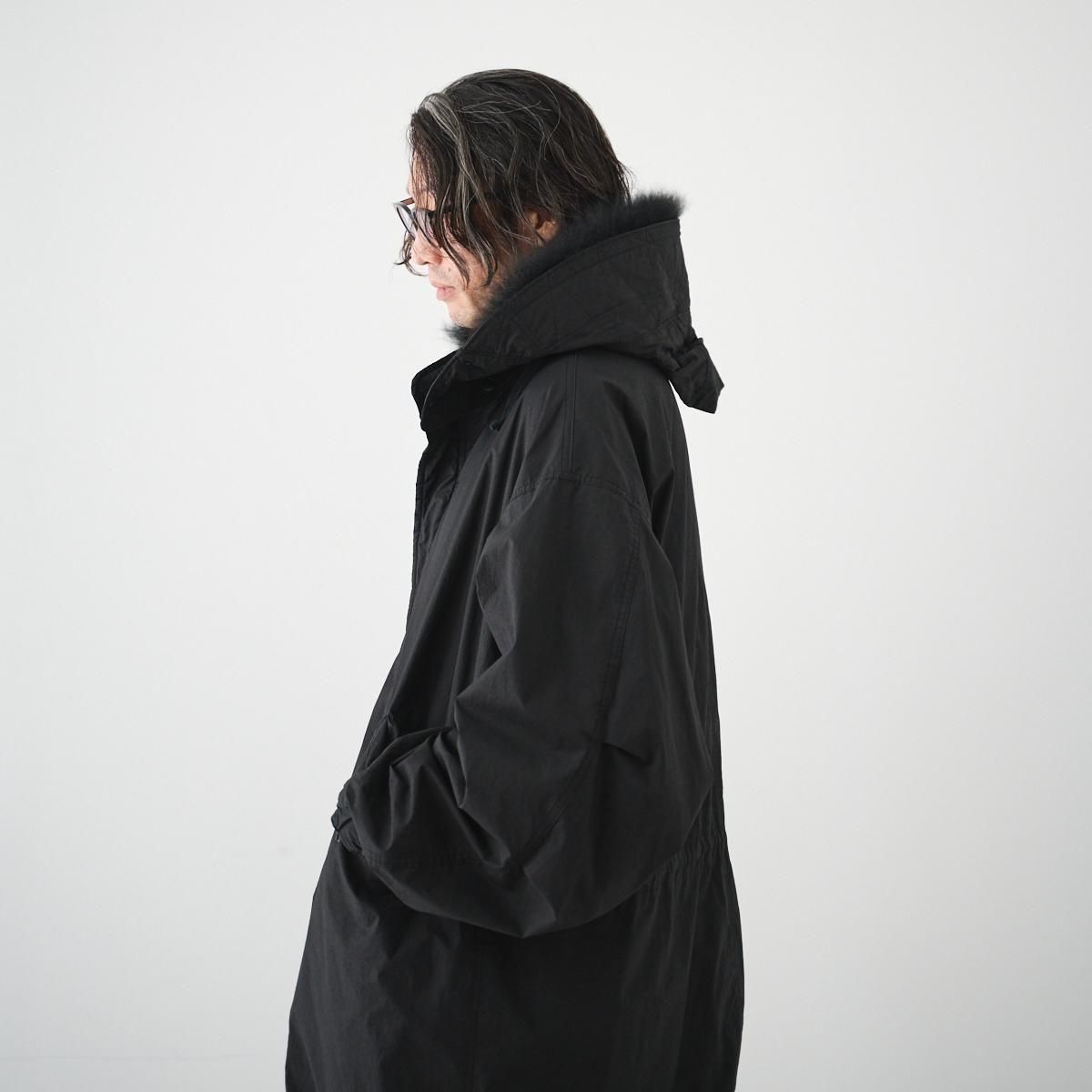 COMOLI / コットンナイロン ミリタリーフーデットコート - dieci