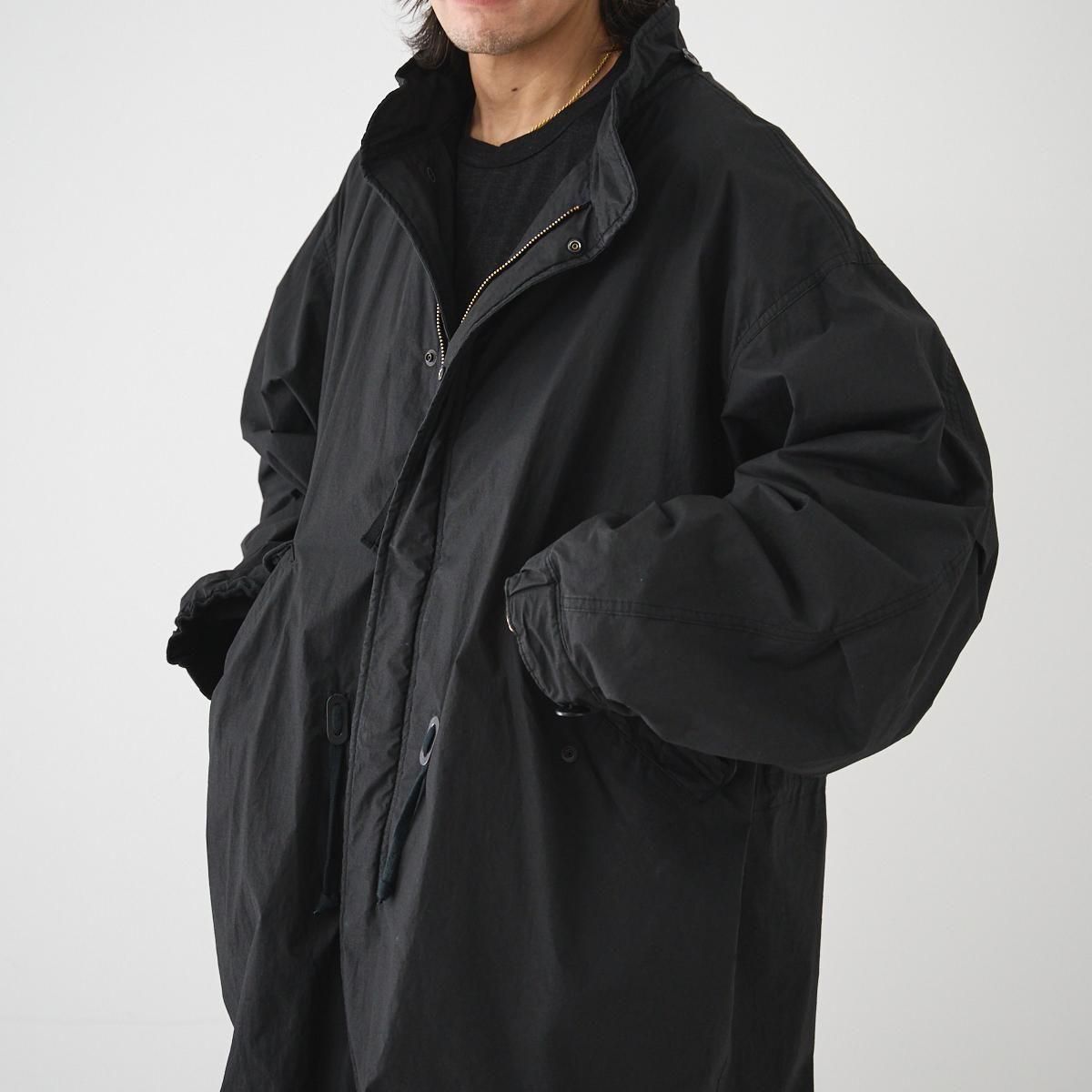 COMOLI 25AW コットンナイロン ミリタリーフーデッドコート 2 COMOLI