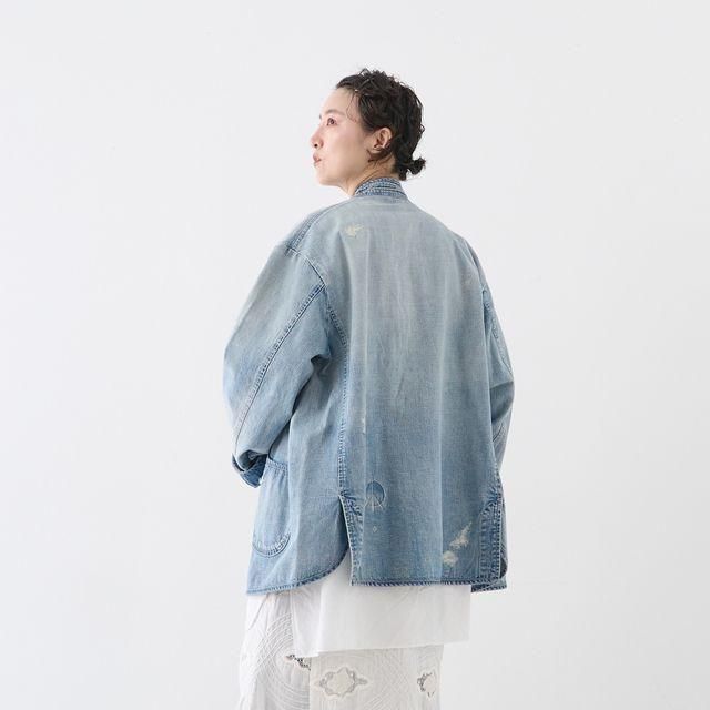 PORTER CLASSIC / CANNERY ROW DENIM CHINESE JACKET - dieci｜online shop