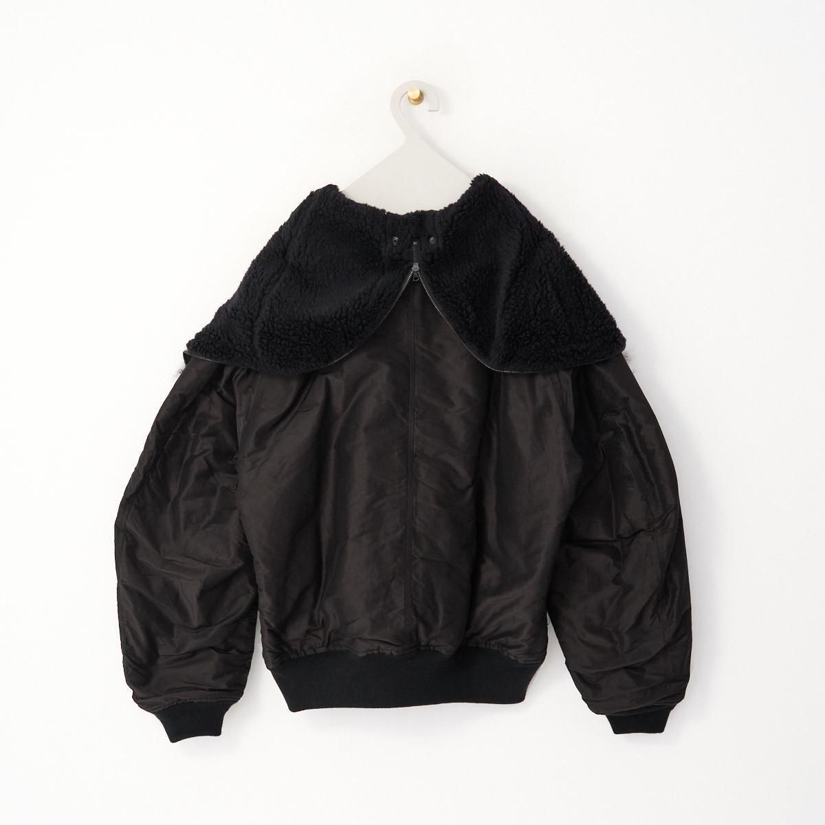 COMOLI / コットンシルク ミリタリーフーデッドジャケット- dieci