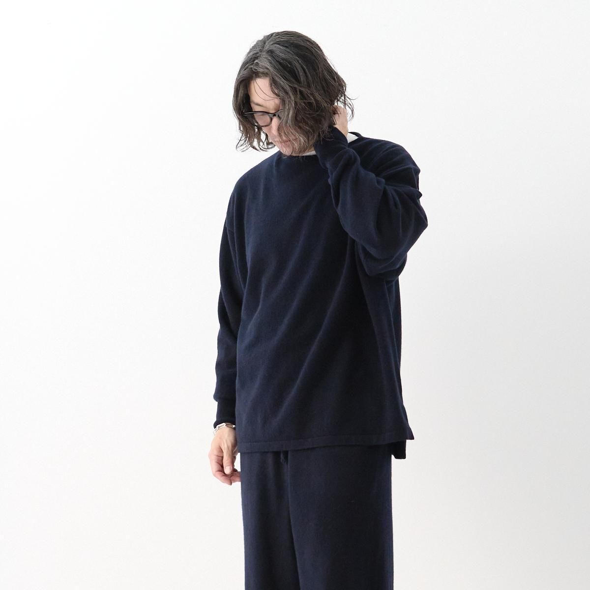 COMOLI 22aw カシミヤコモリニット Navy COMOLI / カシミヤコモリニット - dieci｜online shop