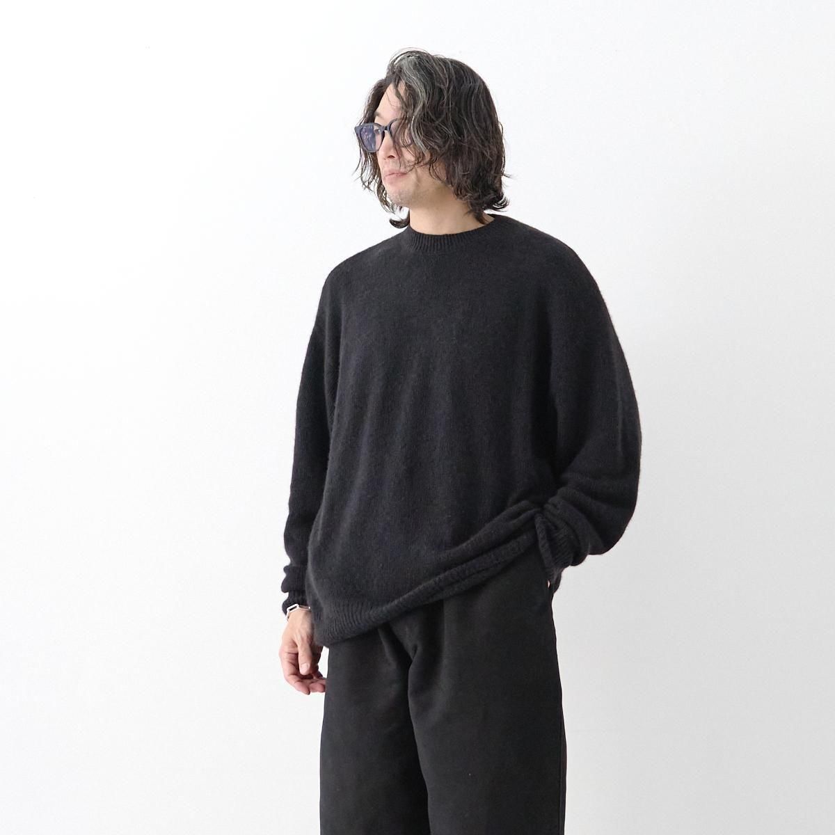 COMOLI / カシミヤ製品染クルーネックニット- dieci｜online shop