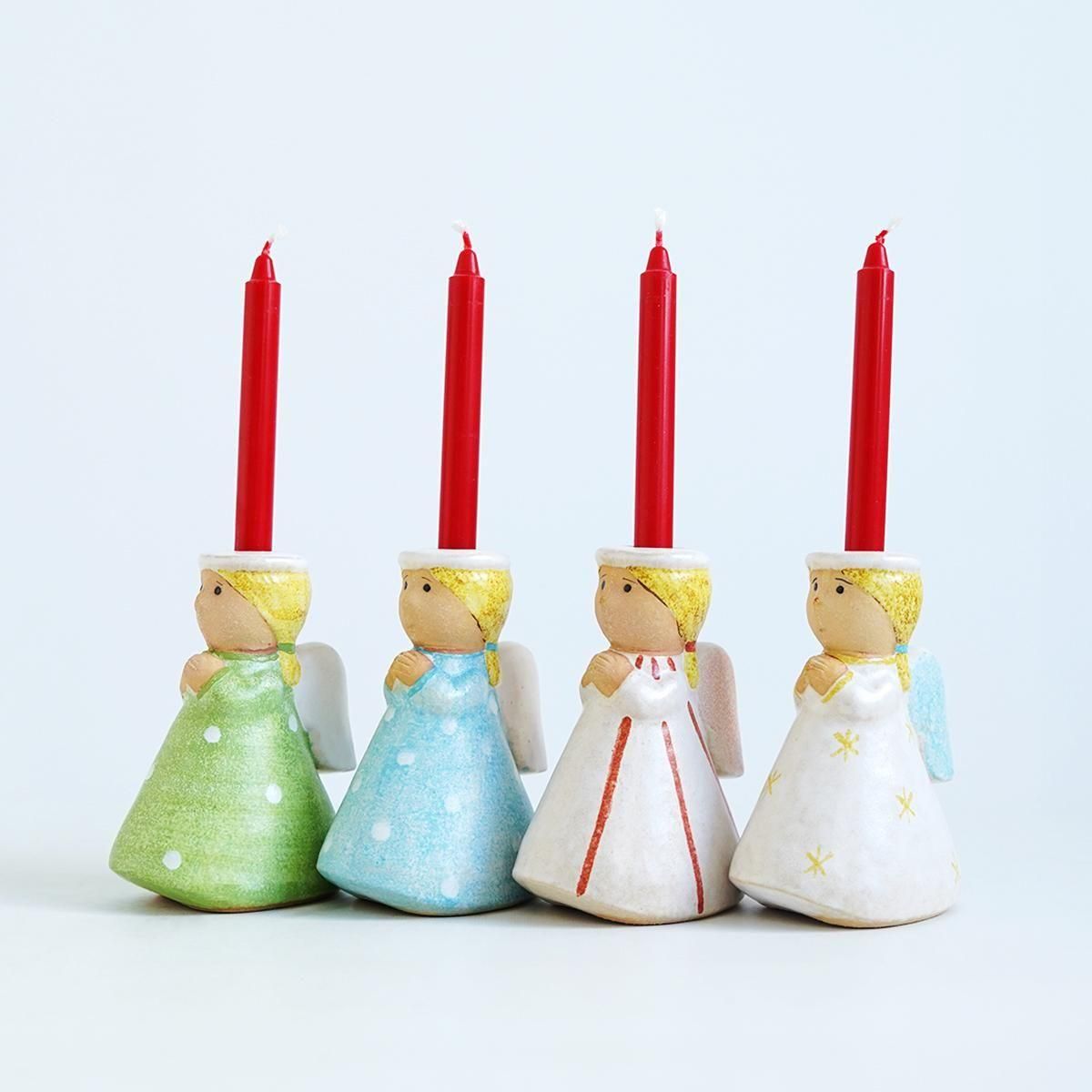 Lisa Larson（リサラーソン）CANDLE HOLDER ANGEL SMALL - dieci