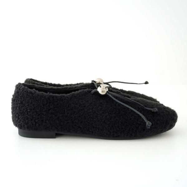 _Fot / metal ball flat_boa(black/silver ball)