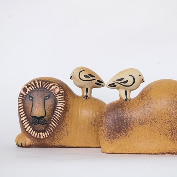 Lisa Larson(リサ・ラーソン) Lion with Bird - dieci|online Lisa Larson(リサ・ラーソン) Lion with Bird - dieci|online