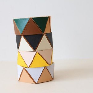 TRIANGLE CUFFtwo color/Lauren_Manoogian
