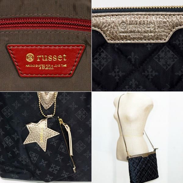 Russet ラシット トートバッグ ショルダーバッグ Rt15f ダークネイビー クリスマス限定品 Primulet プライムレット 公式サイト ブランド プレミアム リサイクル